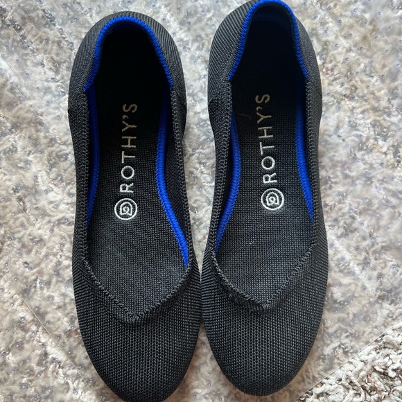 ROTHY’S Black flat size 7.5 - Picture 3 of 5